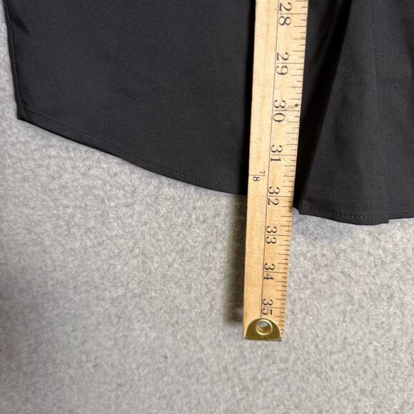 Burger King Female Manager Button Up Short Sleeve Shirt Black Size 2XL - Picture 5 of 6